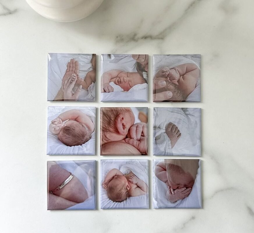 12 Personalized Magnetic Photos 5*5 cm - with 12 Free Nano Stickers - Image 3