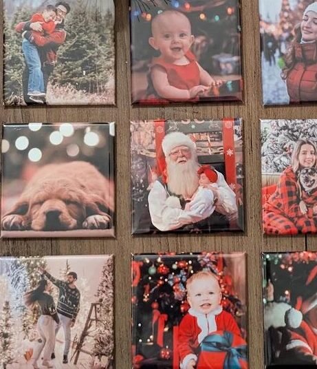 12 Personalized Magnetic Photos 5*5 cm - with 12 Free Nano Stickers - Image 4